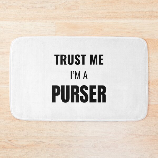 Item preview, Trust Me I'm a Purser (Black) designed and sold by ShipCrewNation.