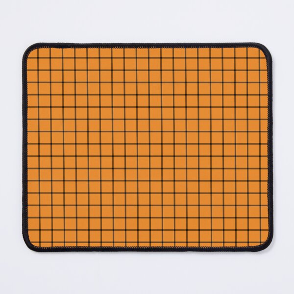 Item preview, Orange And Black Mini Gingham Pattern designed and sold by pattern-archive.