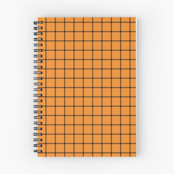 Item preview, Orange And Black Mini Gingham Pattern designed and sold by pattern-archive.