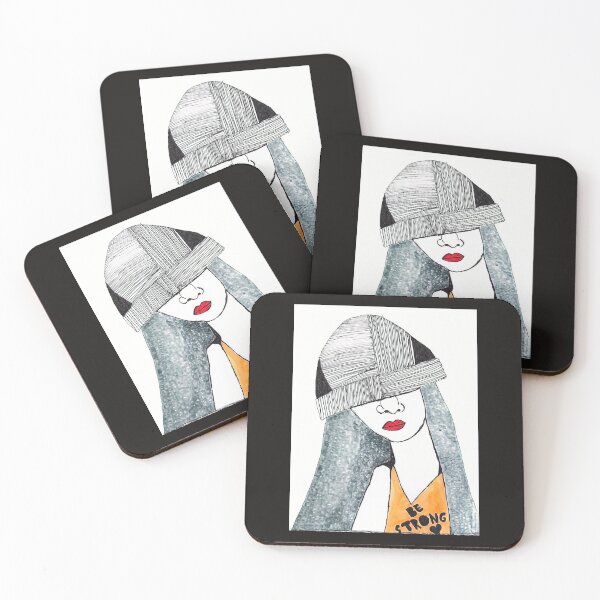 Item preview, Be Strong – Silent Girl Art designed and sold by JaxiQuinn.