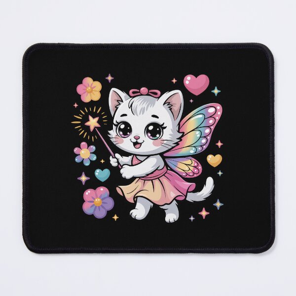Item preview, Fairy Cat with Magic Wand designed and sold by jkrphoto.