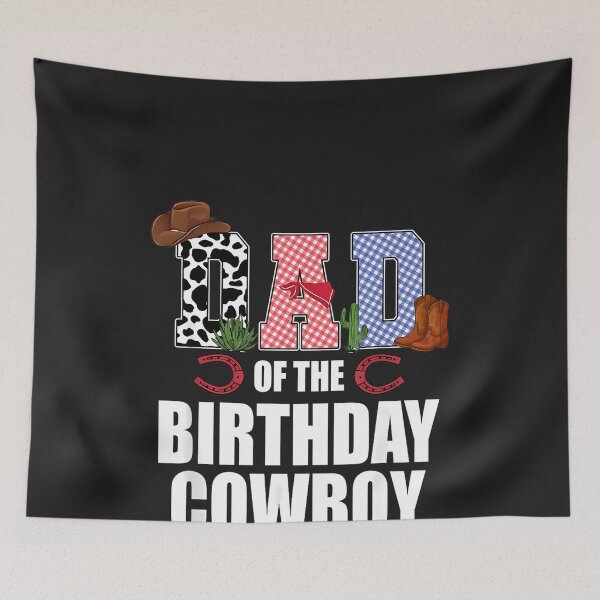 Item preview, Dad of the Birthday Cowboy Family Party Decorations Boys designed and sold by CriseldaBruning.