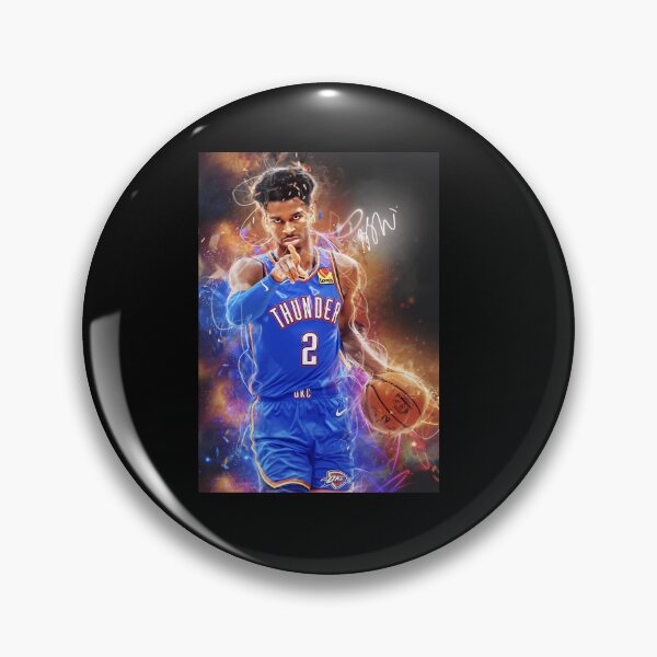Item preview, Shai Electric Court Action Basketball Poster Design Today designed and sold by KenzaCoppin.