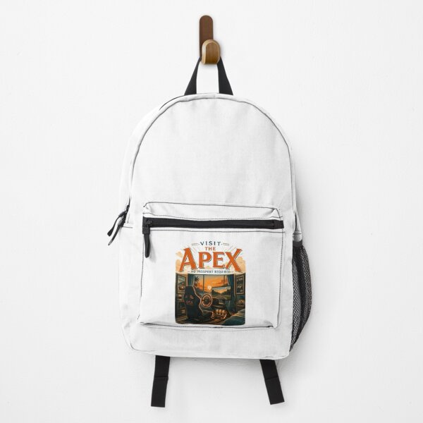 Item preview, Visit The Apex No Passport Required Vintage Sim Racing Poster designed and sold by Fenay Designs.
