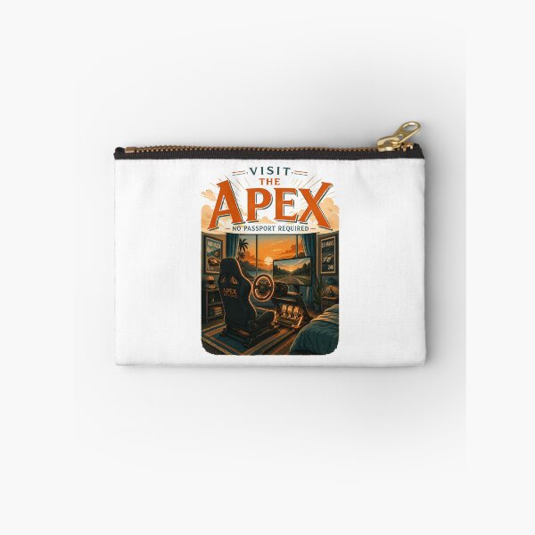 Item preview, Visit The Apex No Passport Required Vintage Sim Racing Poster designed and sold by Fenay Designs.