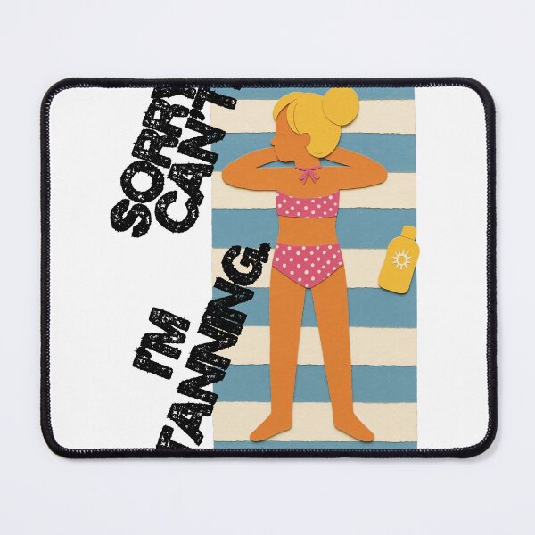 Item preview, Sorry Can’t I’m Tanning – Cute Beach Vacation Tee designed and sold by lazulishop.