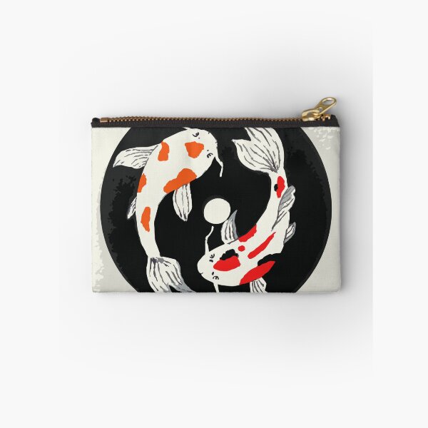 Item preview, Minimal Japanese Inspired Art | Yin Yang Koi Fish Illustration designed and sold by Moo Ilustra.