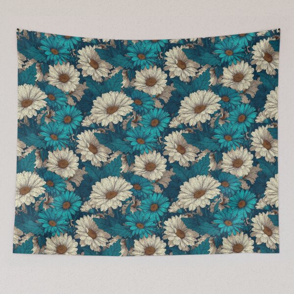 Item preview, Graceful Daisy Texture  - Flower Bouquet Pattern   - Retirement Gifts for Wife designed and sold by RoyalStarsPatts.