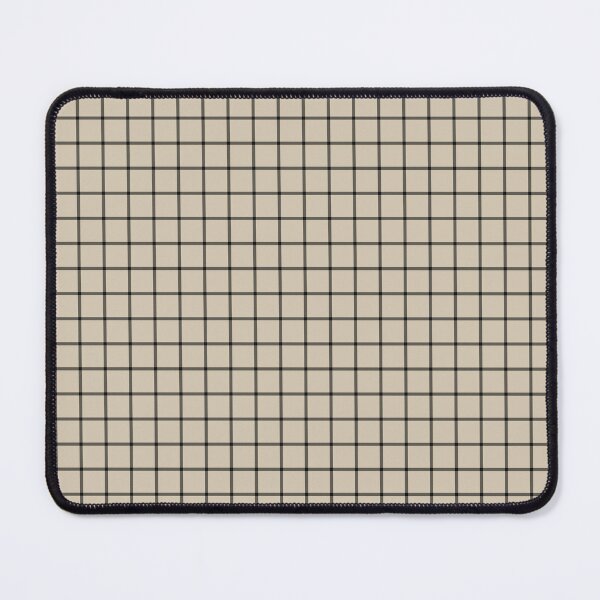 Item preview, Sand And Black Mini Gingham Pattern designed and sold by pattern-archive.