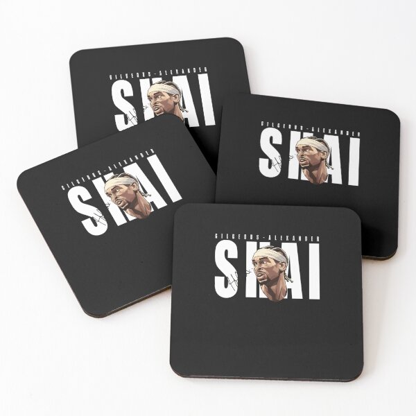 Item preview, Shai Bold SGA Portrait Basketball Poster Design Today designed and sold by KenzaCoppin.
