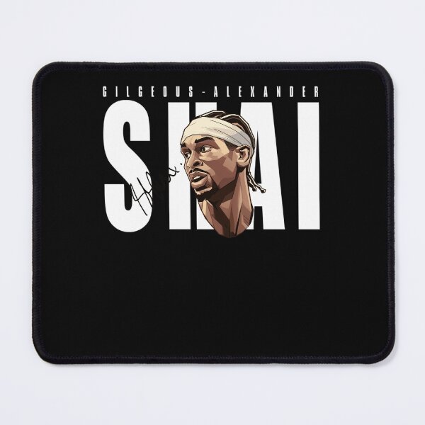 Item preview, Shai Bold SGA Portrait Basketball Poster Design Today designed and sold by KenzaCoppin.