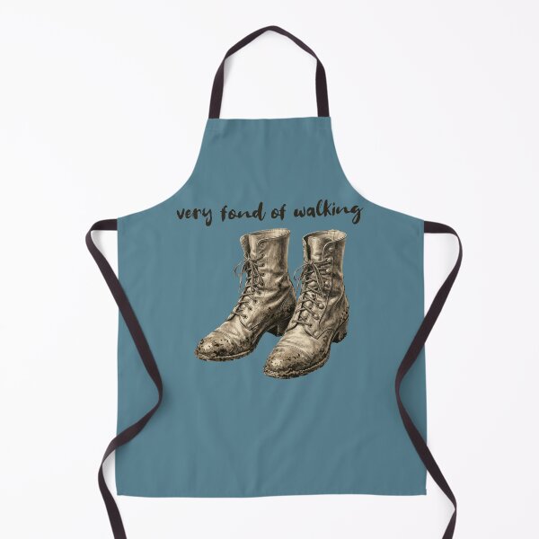 Item preview, Very Fond of Walking Vintage Boots Jane Austen Pride and Prejudice designed and sold by FIREDesignsPOD.