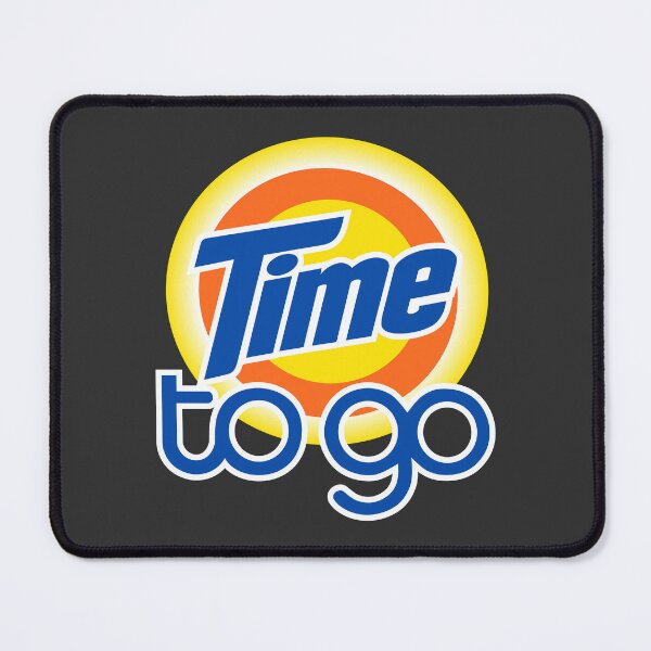 Item preview, Time To Go – Funny Detergent Parody Logo designed and sold by VoglR.