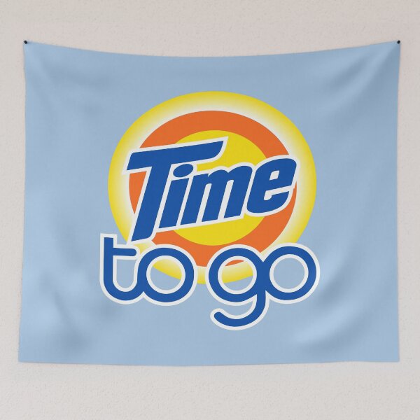 Item preview, Time To Go – Funny Detergent Parody Logo designed and sold by VoglR.