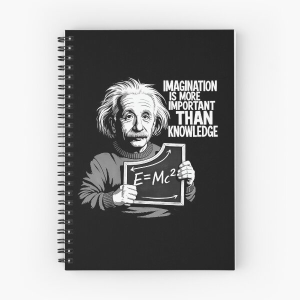 Item preview, Imagination Is More Important Than Knowledge Quote Design designed and sold by Ekonolotie.