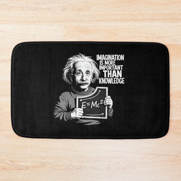 Item preview, Imagination Is More Important Than Knowledge Quote Design designed and sold by Ekonolotie.