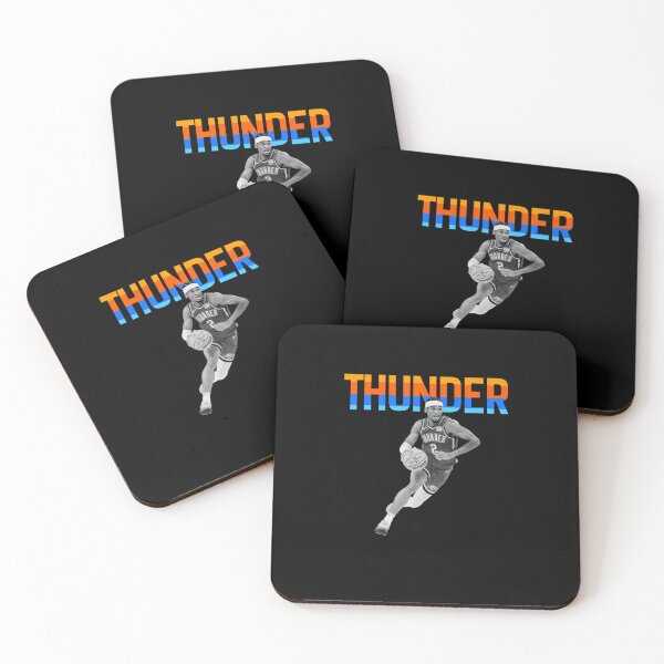 Item preview, Shai Thunder Typography Basketball Player Poster Design Today designed and sold by KenzaCoppin.