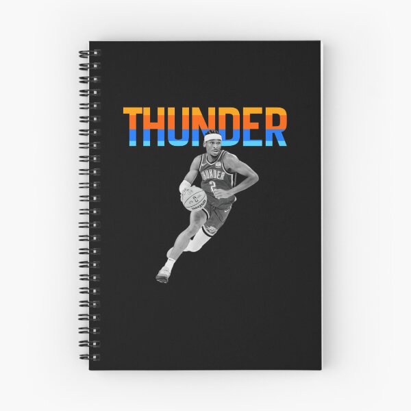 Item preview, Shai Thunder Typography Basketball Player Poster Design Today designed and sold by KenzaCoppin.