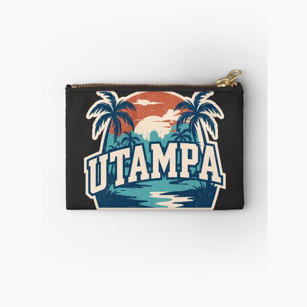 Item preview, UTampa Florida Retro Sunset Palm Trees Vintage College Design designed and sold by ArcticFoxStudio.
