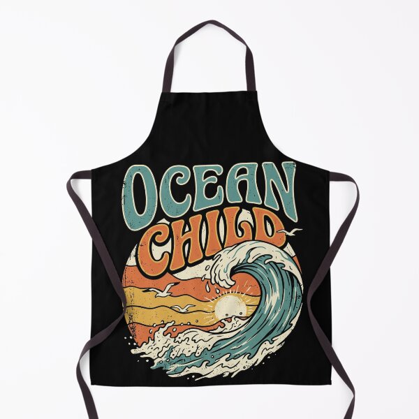 Item preview, Retro 70s Ocean Child Vintage Wave Sunset designed and sold by TeNovaStudio.