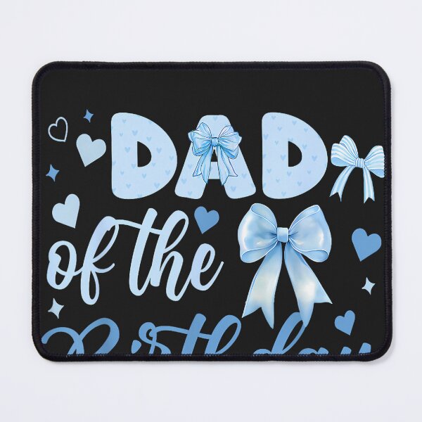 Item preview, Dad of The Birthday Girl Bow Blue Cute Matching Family Party designed and sold by CriseldaBruning.
