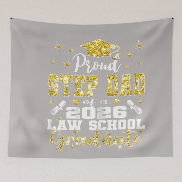 Item preview, Proud Step Dad of 2026 Class Law School Graduate Family designed and sold by GreggRoss.