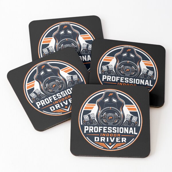 Item preview, Professional Indoor Driver Circular Sim Racing Emblem Badge designed and sold by Fenay Designs.