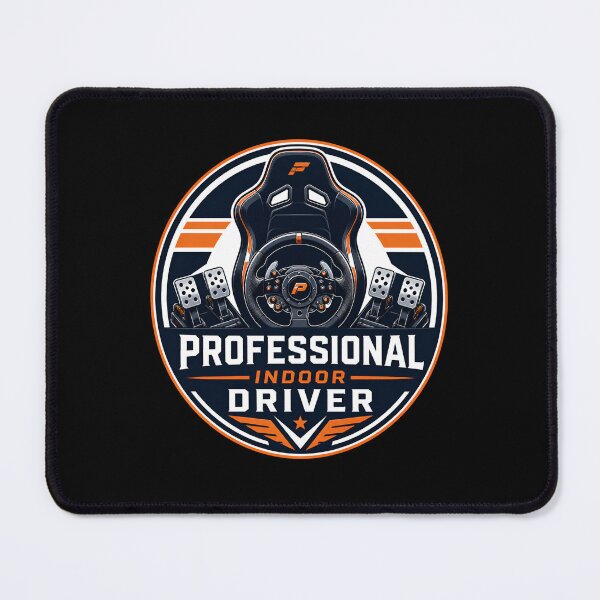 Item preview, Professional Indoor Driver Circular Sim Racing Emblem Badge designed and sold by Fenay Designs.