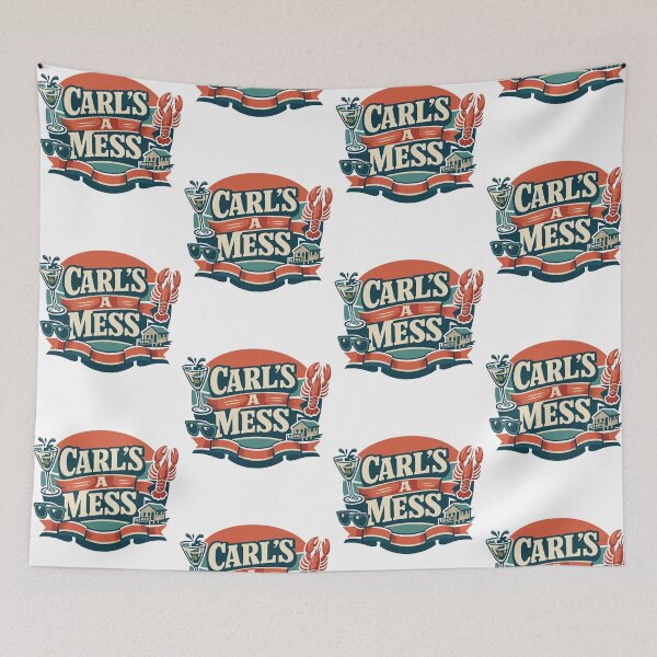 Item preview, Carl’s A Mess Funny Seafood Restaurant Parody designed and sold by jinajinawoodood.