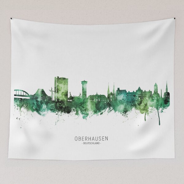 Item preview, Oberhausen Germany Skyline designed and sold by ArtPrints.