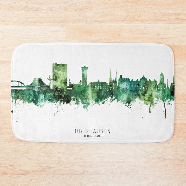Item preview, Oberhausen Germany Skyline designed and sold by ArtPrints.