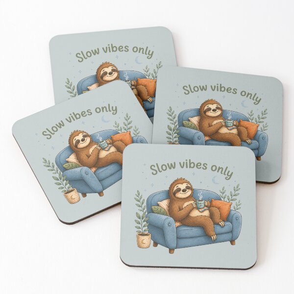 Item preview, Sloth relaxing on sofa designed and sold by AwakeningThread.