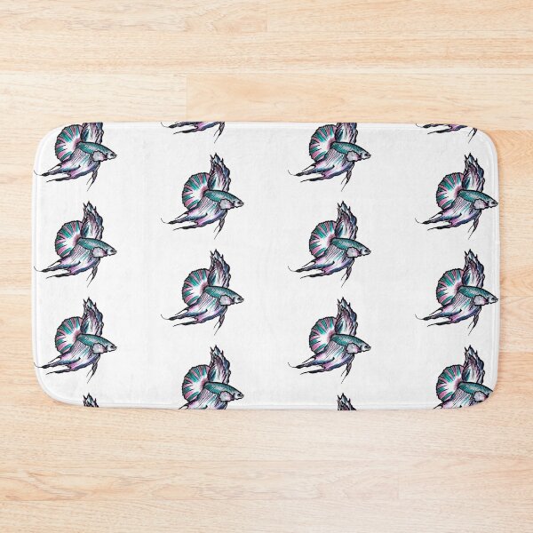 Item preview, Pastel Betta Fish Ink Illustration designed and sold by AsIceAndDesire.