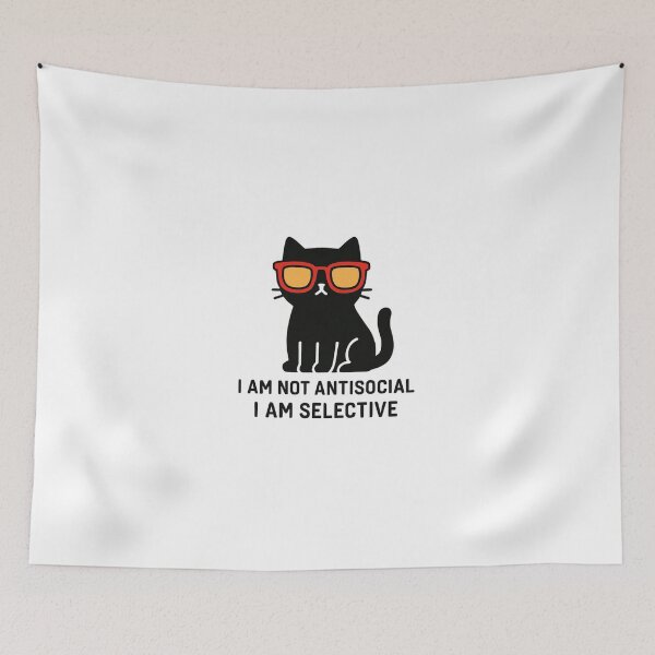 Item preview, Black Cat T-shirt with Sunglasses (Humorous) designed and sold by QuentinDelarbre.
