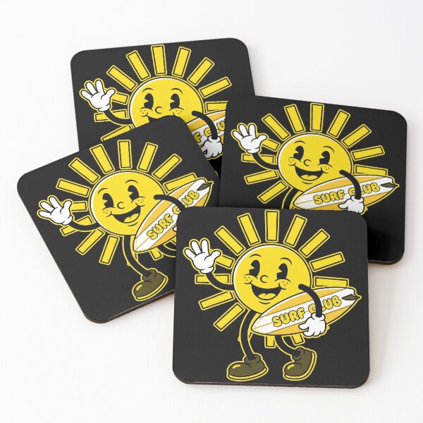 Item preview, Vintage 1930s Rubber Hose Sun Surf Club Mascot designed and sold by TeNovaStudio ⭐⭐⭐⭐⭐.
