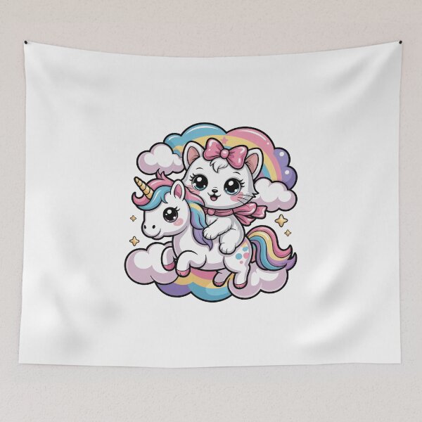 Item preview,  Cat and Unicorn Adventure designed and sold by jkrphoto.