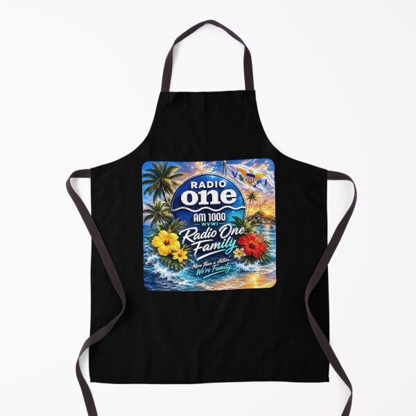 Item preview, Radio One AM 1000 Family Tropical Beach Sunset Island Vibes designed and sold by jinajinawoodood.