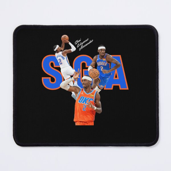 Item preview, Shai Bold Name Basketball Collage Poster Design Today designed and sold by KenzaCoppin.