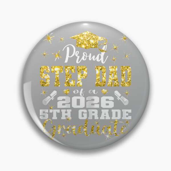 Item preview, Proud Step Dad of 5th Grade Graduate 2026 Family Graduation designed and sold by GreggRoss.