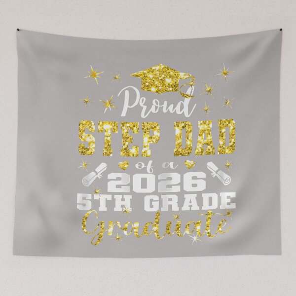 Item preview, Proud Step Dad of 5th Grade Graduate 2026 Family Graduation designed and sold by GreggRoss.