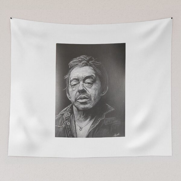 Item preview, Portrait of Serge Gainsbourg designed and sold by lokiodi73.