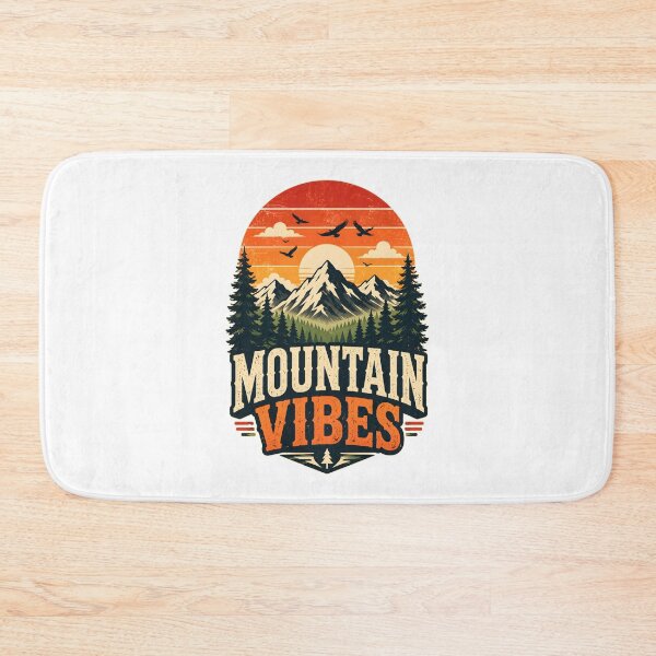 Item preview, Mountain Vibes Retro Vintage Hiking Camping  designed and sold by Mr Lee.