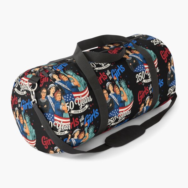 Item preview, Girl Will Be Girls 250 Years America 1776 2026 4th of July USA designed and sold by jinajinawoodood.