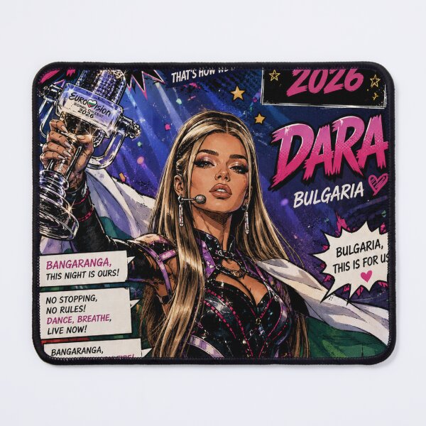 Item preview, T- Shirt Sticker Dara Queen Eurovision 2026 Bangaranga Winner Bulgaria designed and sold by DaniVi.