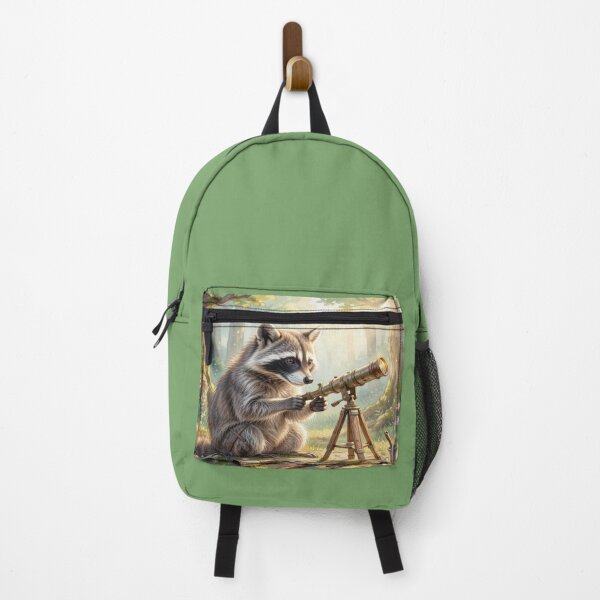 Item preview, Curious Forest Explorer Raccoon – Nature Light and Woodland Discovery Art designed and sold by FotoworldEdel.