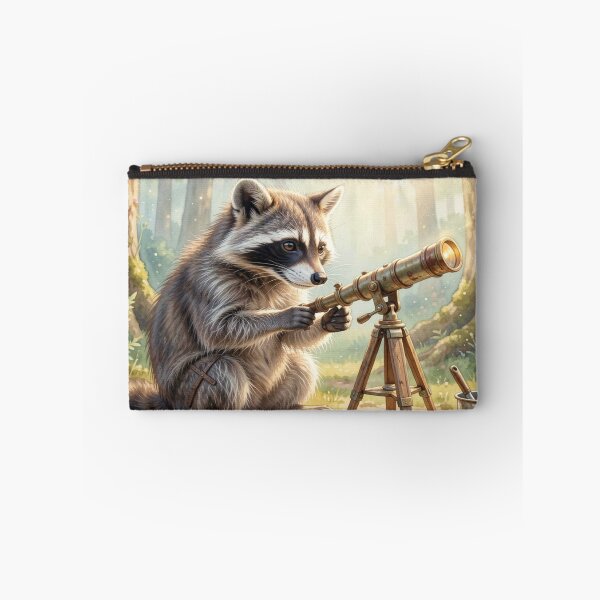 Item preview, Curious Forest Explorer Raccoon – Nature Light and Woodland Discovery Art designed and sold by FotoworldEdel.