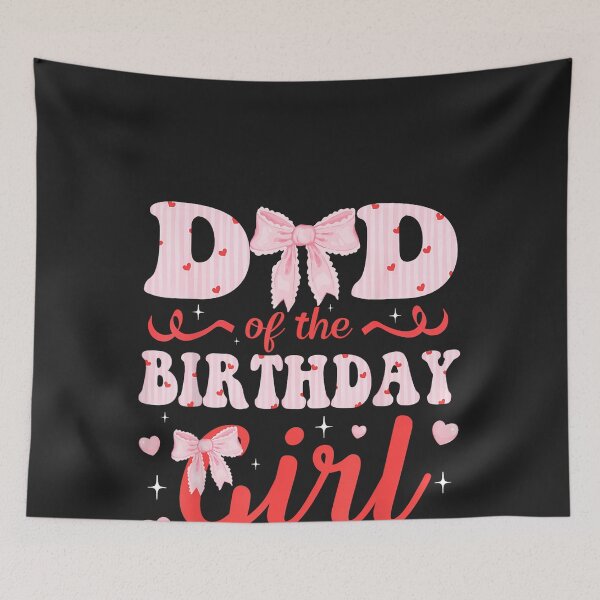 Item preview, Dad of The Birthday Girl Coquette Bow Family Matching_2 designed and sold by CriseldaBruning.