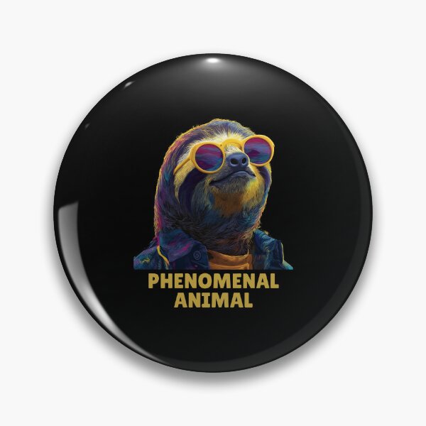 Item preview, Phenomenal Animal Cool Sloth Wearing Sunglasses Graphic designed and sold by jinajinawoodood.
