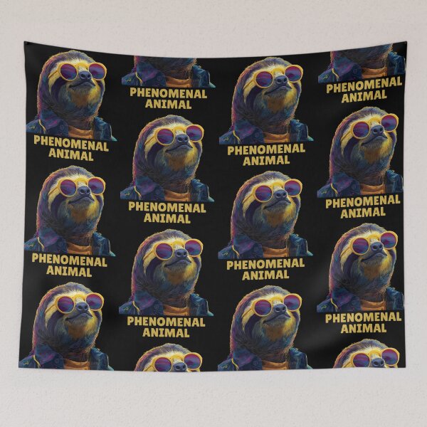 Item preview, Phenomenal Animal Cool Sloth Wearing Sunglasses Graphic designed and sold by jinajinawoodood.