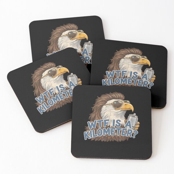 Item preview, WTF Is A Kilometer Funny American Eagle Meme designed and sold by jinajinawoodood.